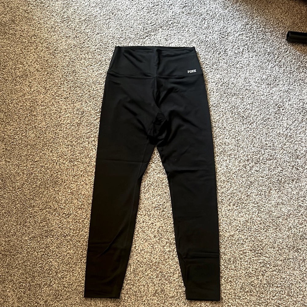 Victoria Secret Pink Full Length Leggings, Black, Size M